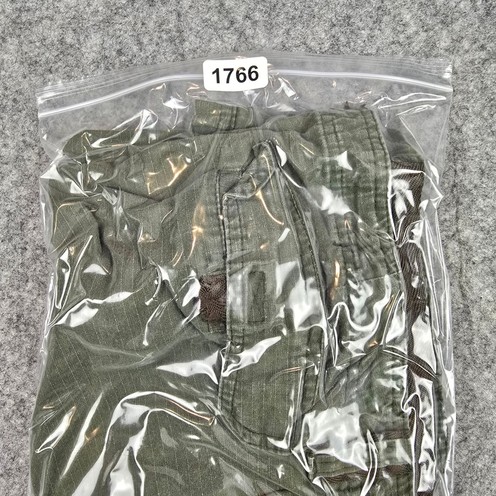 Stanley Cargo Shorts Mens 36 Olive Green Relaxed Fit Ripstop Utility Workwear - Picture 9 of 9